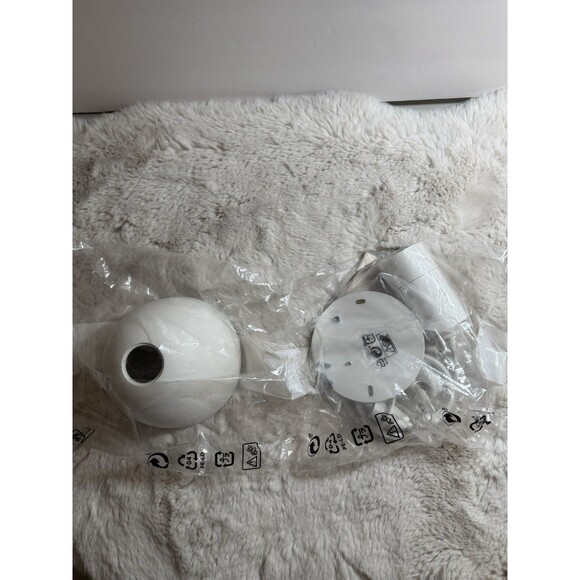 Ikea SUNNEBY Cord set, white textile, for Pendant Lamp 5 ' 11 " BRAND NEW - Picture 1 of 5